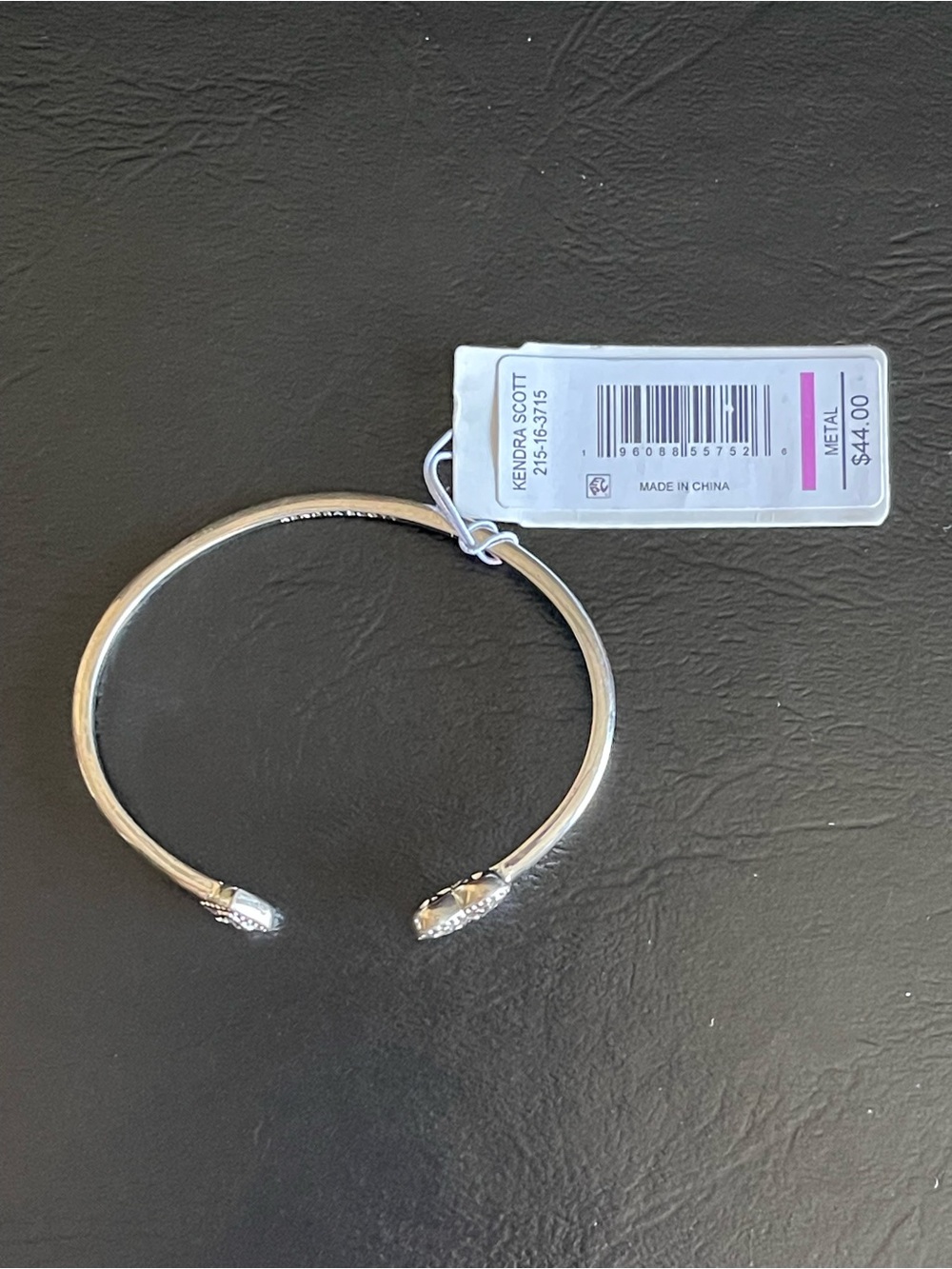 Kendra Scott open Bangle with heart accents. - Picture 2 of 7
